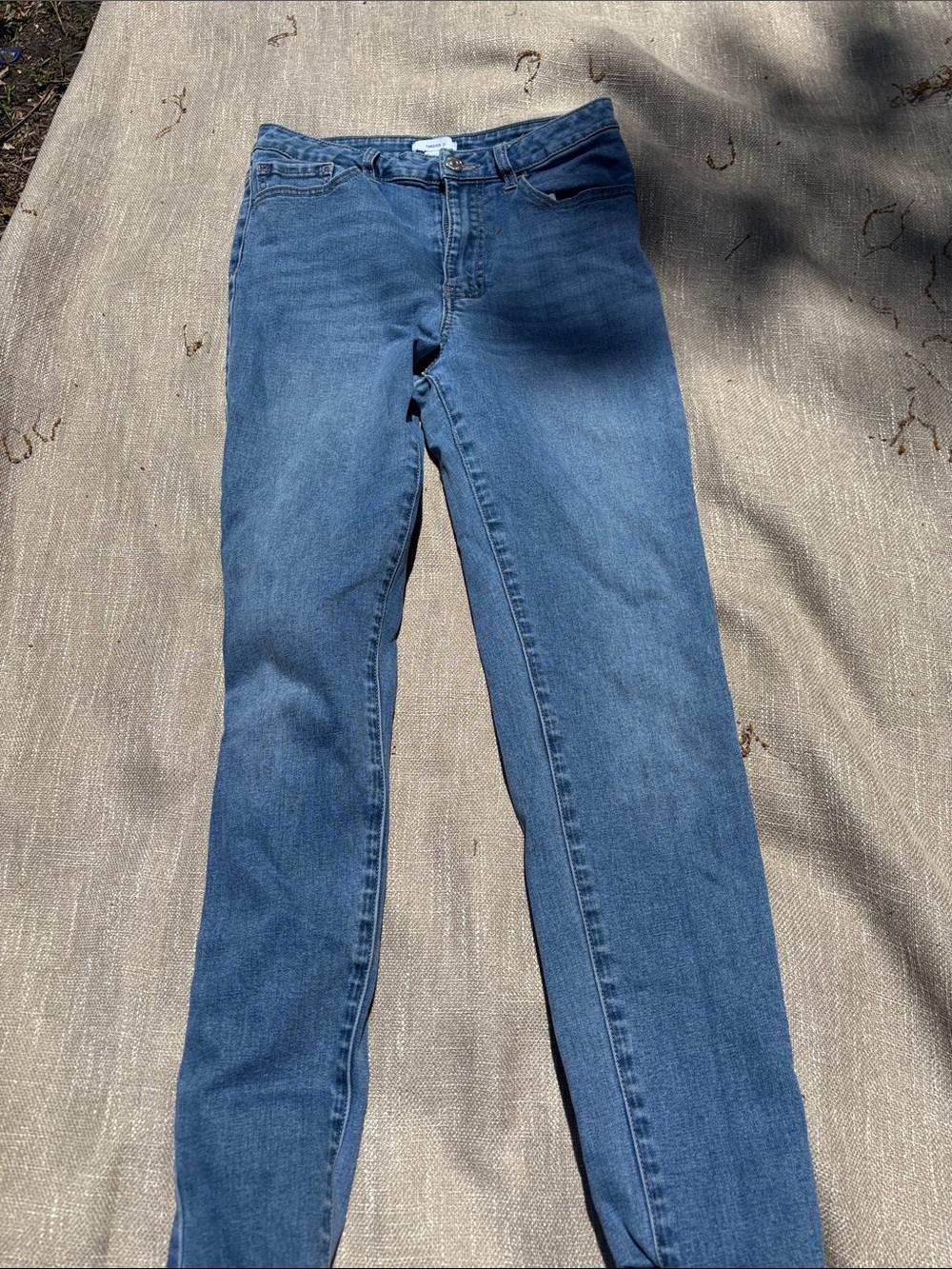 Forever 21 Women's Dark Blue Skinny Jeans